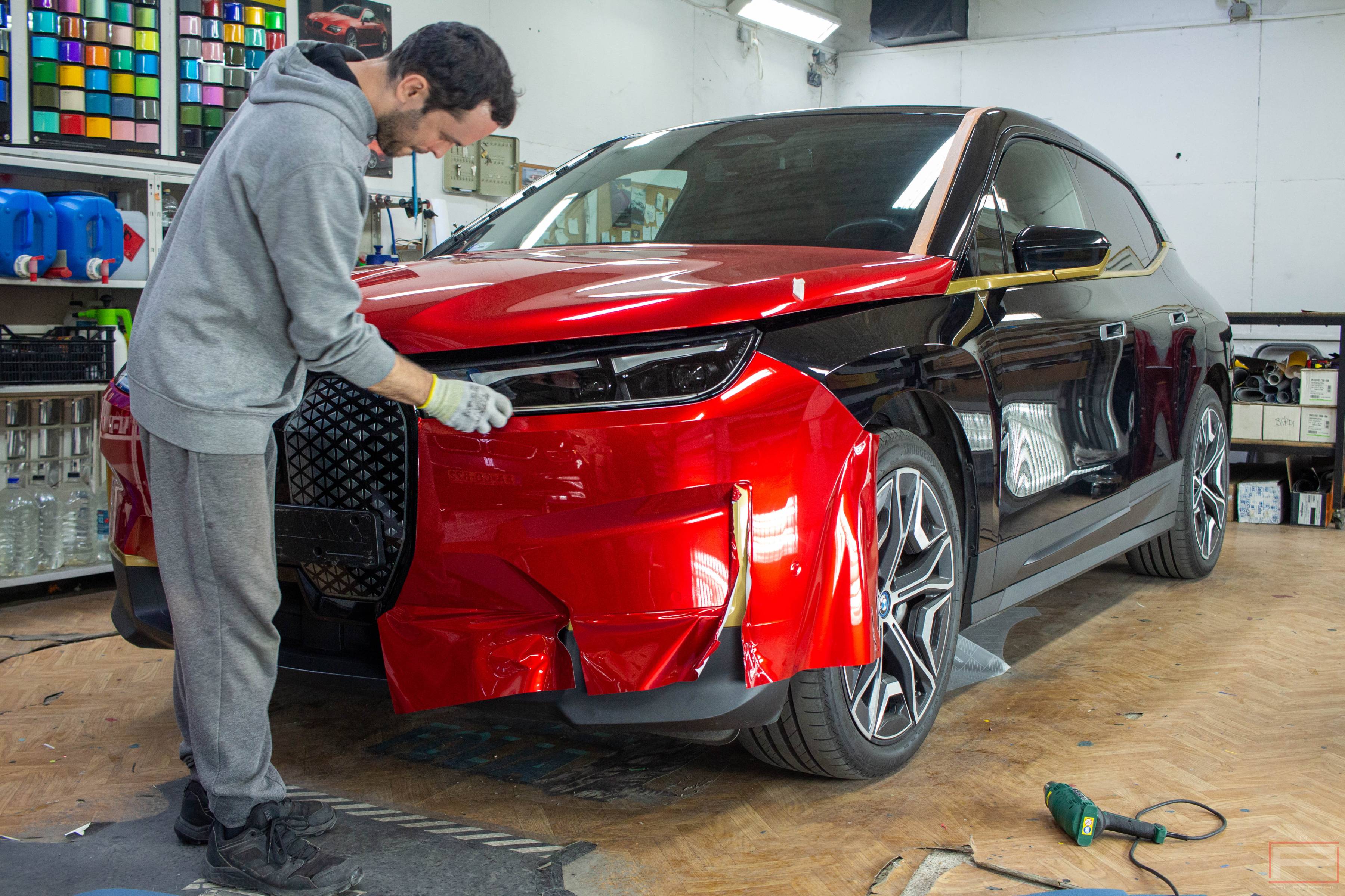 BMW fóliázás telepítése 1. illusztráció